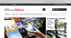 Desktop Screenshot of offmedia.pl